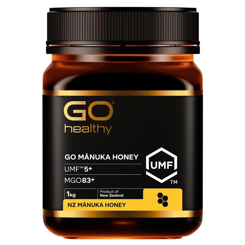 GO Healthy Manuka Honey UMF 5+ (MGO Healthy 83+) 1kg (Not For Sale In WA)