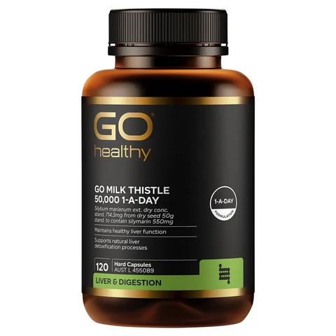 GO Healthy Milk Thistle 50000mg 1-A-Day