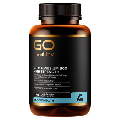 GO Healthy Magnesium 800 120 Hard Capsules