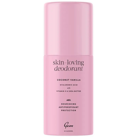 GEM Skin-Loving Antiperspirant Deodorant Roll On Coconut Vanilla 50mL