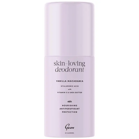 GEM Skin-Loving Antiperspirant Deodorant Roll On Vanilla Macadamia 50mL