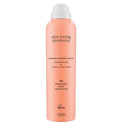 GEM Skin-Loving Antiperspirant Deodorant Aerosol Roasted Almond & Toffee 127g