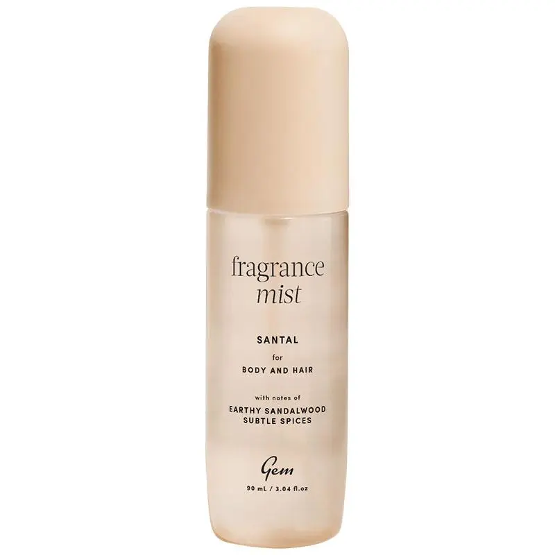 Gem Fragrance Mist For Body & Hair Santal 90mL