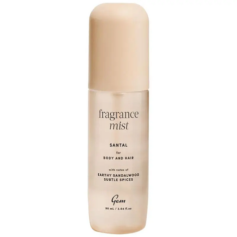 Gem Fragrance Mist For Body & Hair Santal 90mL