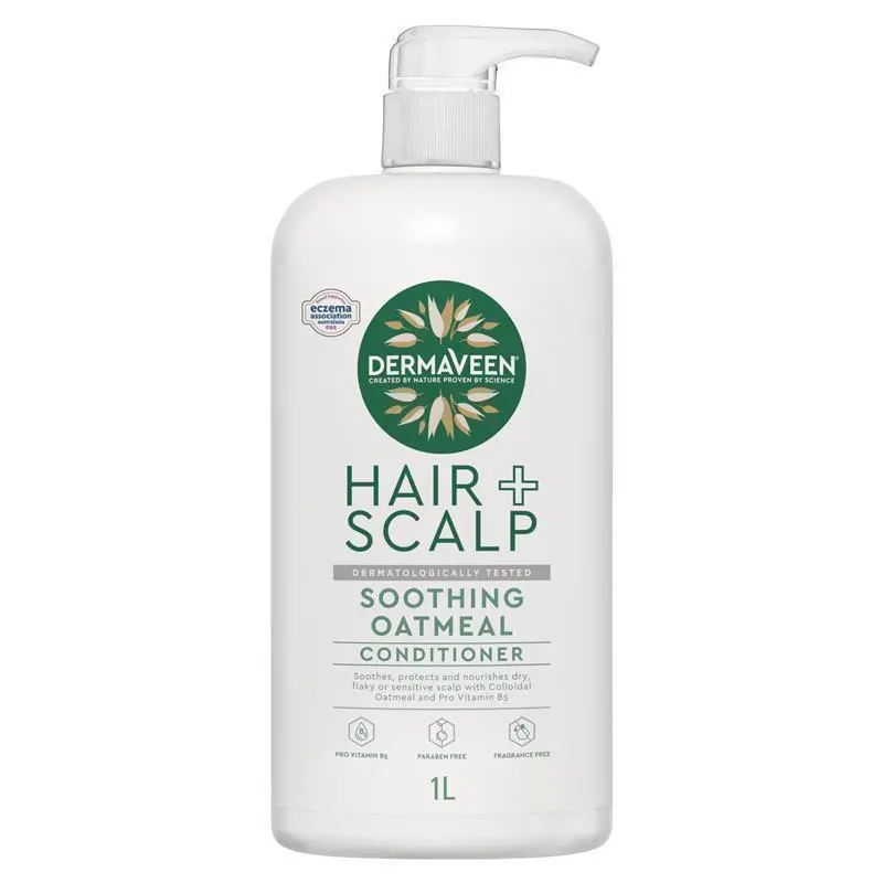 Dermaveen Hair + Scalp Soothing Oatmeal Conditioner 1 Litre