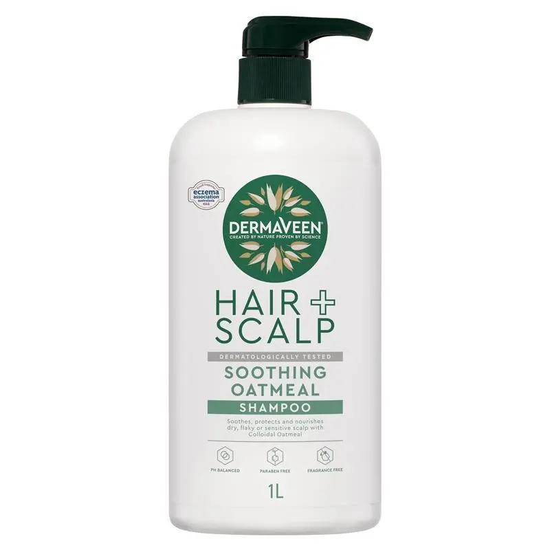 Dermaveen Hair + Scalp Soothing Oatmeal Shampoo 1 Litre