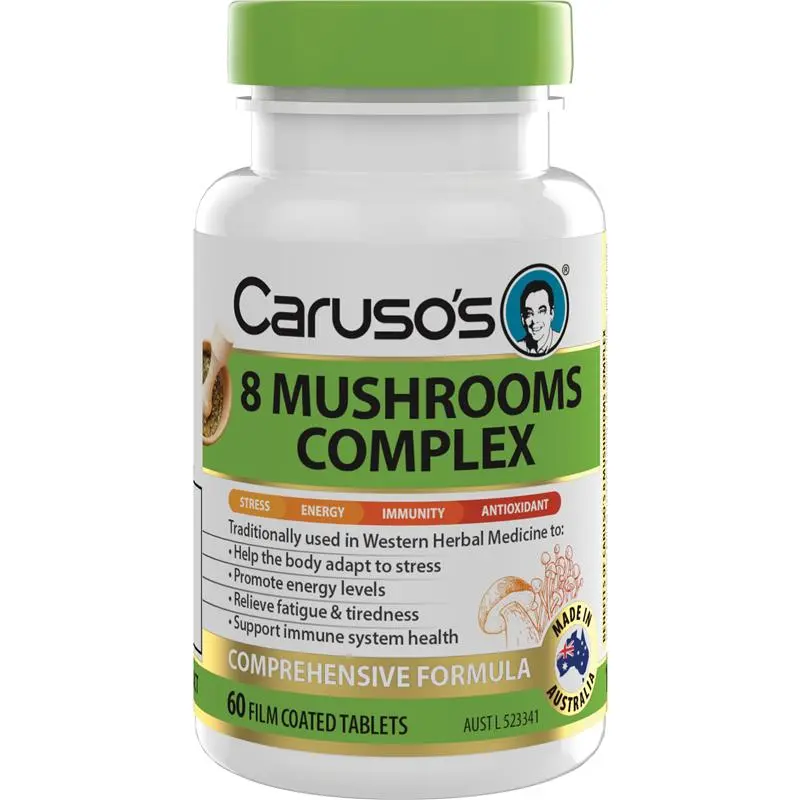Caruso's 8 Mushroom Complex 60 Tablets