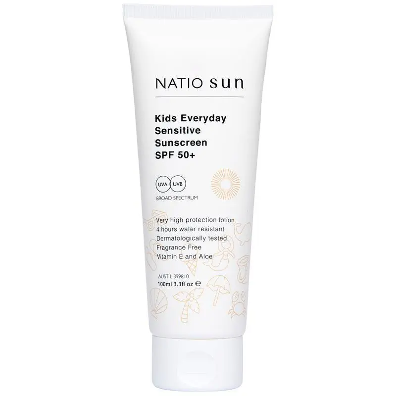 Natio Kids Everyday Sensitive Sunscreen SPF 50+ 100mL
