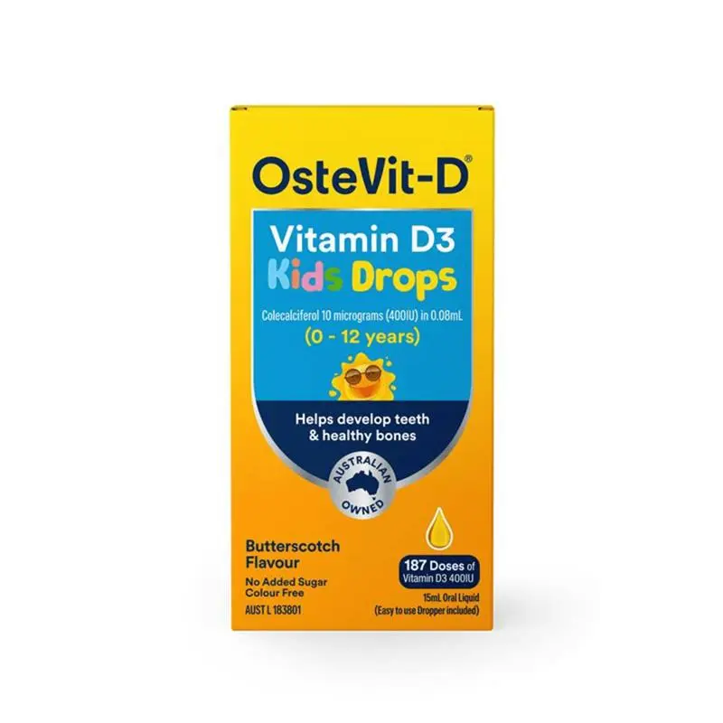 Ostevit-D Vitamin D3 400IU 0-12 Years Kids Drops Oral Liquid 15mL