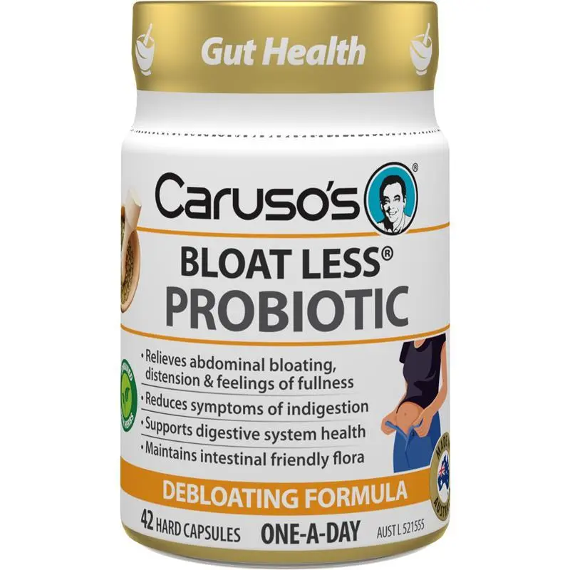 Caruso's Probiotic Bloat Less 42 Capsules