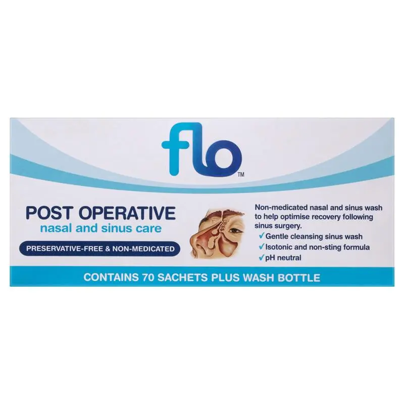 Flo Post Operative Nasal and Sinus Care 70 Sachets