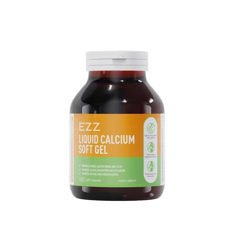 EZZ Liquid Calcium Soft Gel 120 Capsules