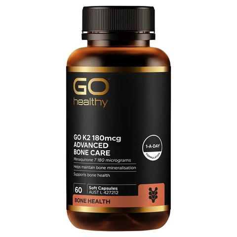 GO Healthy K2 180mcg Advanced Bone Care 60 Soft Capsules