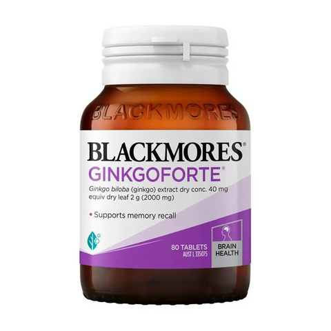 Blackmores Ginkgo Forte 2000mg 80 Tablets