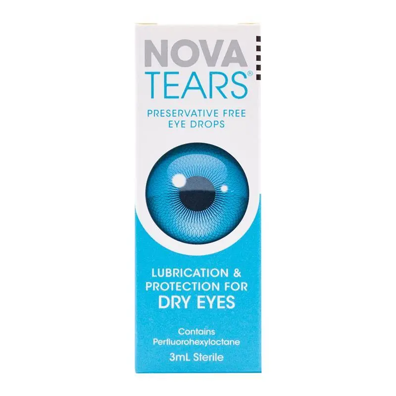 Nova Tears Preservative Free Lubricating Eye Drops 3mL