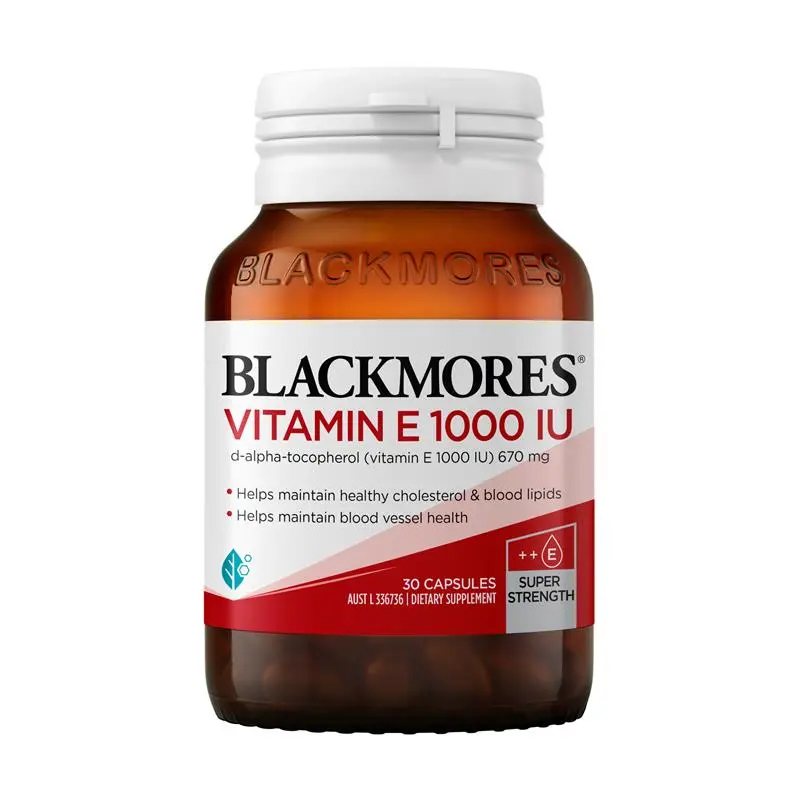 Blackmores Natural Vitamin E 1000IU 30 Capsules
