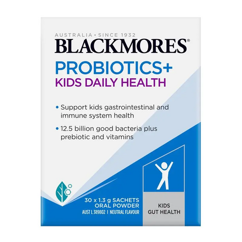 Blackmores Probiotics+ Kids Daily 30 x 1.3g Oral Powder Sachets