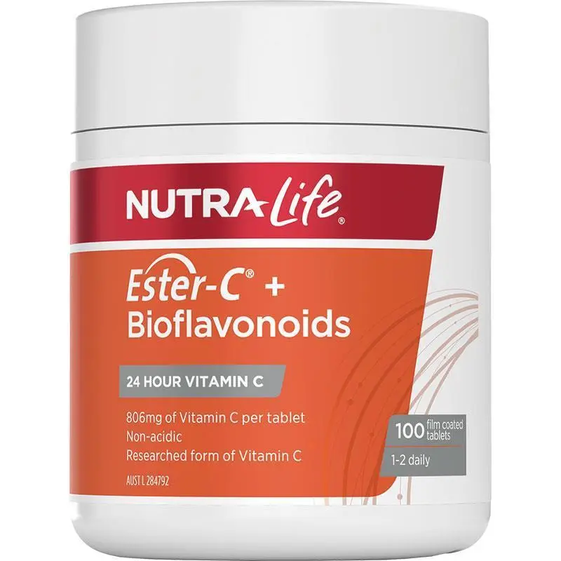 Nutra-Life Ester-C+ Bioflavonoids 100 Tablets