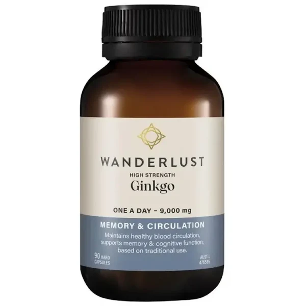 Wanderlust High Strength Gingko 90 Capsules