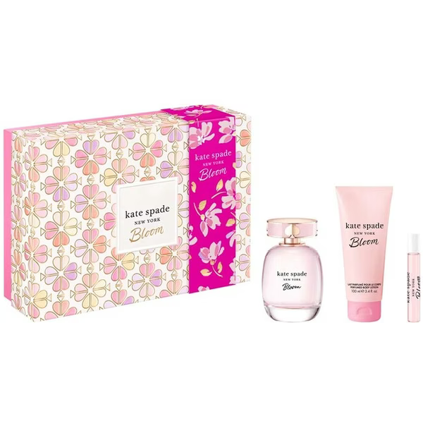 Kate Spade Bloom Eau de Toilette 100mL 3 Piece Gift Set