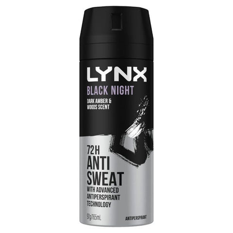 LYNX Antiperspirant Black Night 165mL