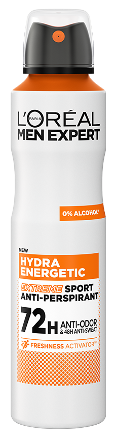 L'Oreal Paris Men Expert Hydra Energetic Extreme Sport Anti-Perspirant Aerosol Deodorant 250mL