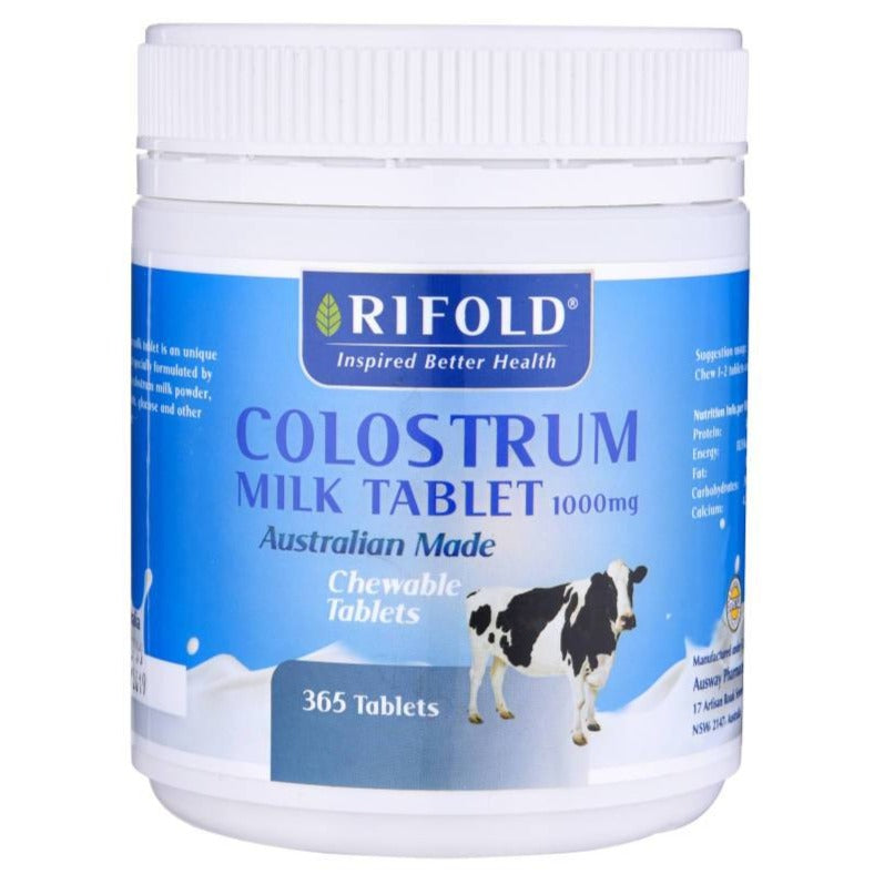 Rifold Colostrum Milk Tablet 1000mg 365 Tablets