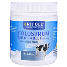 Load image into Gallery viewer, Rifold Colostrum Milk Tablet 1000mg 365 Tablets