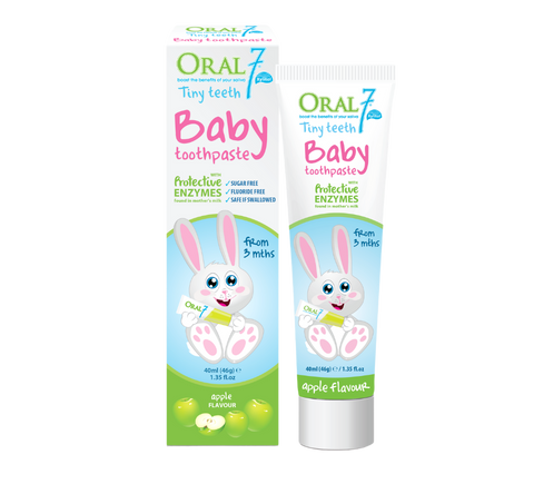 Oral 7 Baby Toothpaste Apple Flavour 40mL