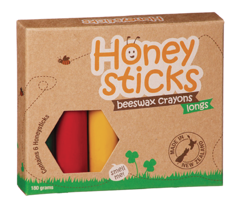 Honeysticks Beeswax Crayon Longs