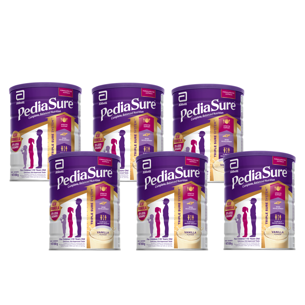 Pediasure Vanilla 6 x 850g - Special Bundle (Expiry 12/2025)