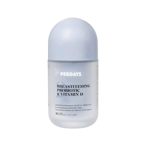 PerDays Breastfeeding Probiotic & Vitamin D 30 Capsules