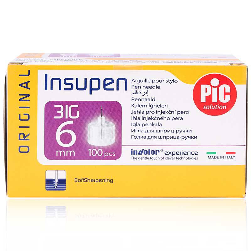 Insupen Pen Insulin Needle 31g 6mm 100