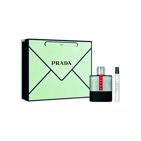 Prada Luna Rossa Carbon Eau de Toilette 100mL 2 Piece Set