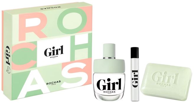 Rochas Girl Eau de Toilette 60mL 3 Piece Set