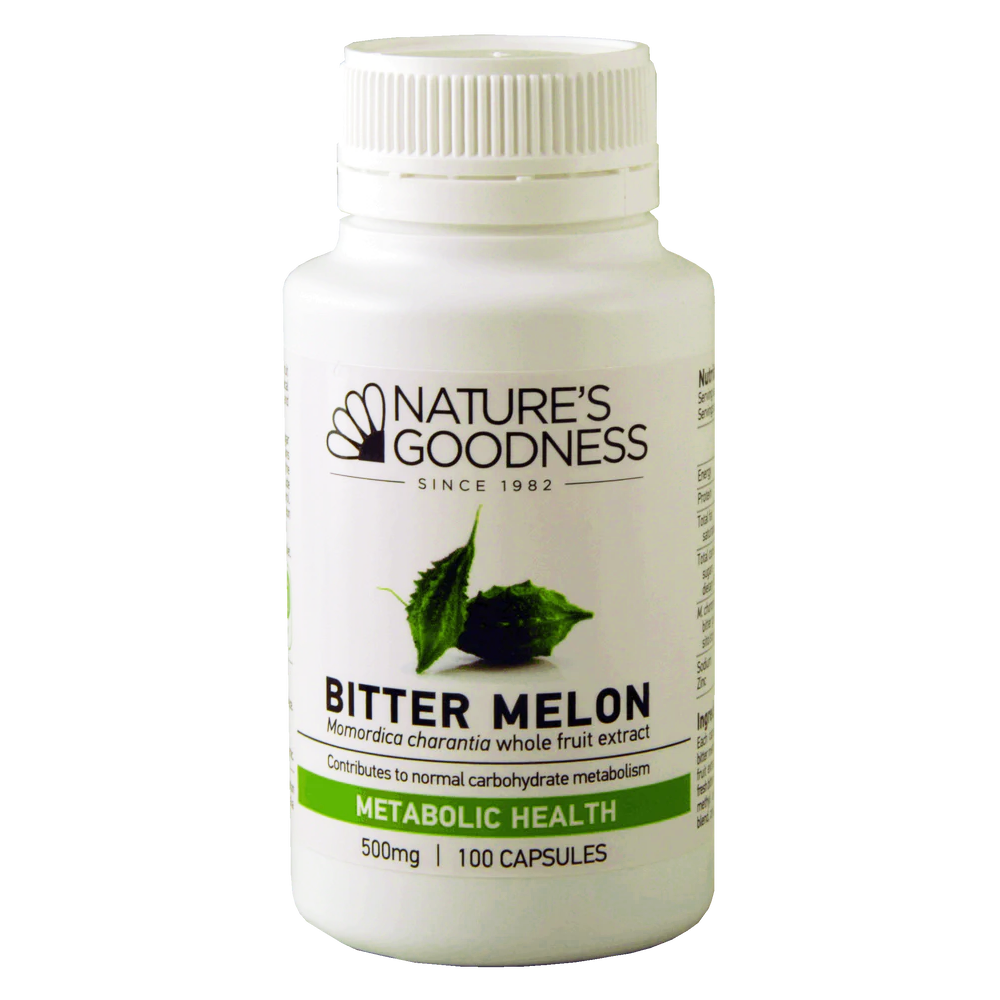 Nature's Goodness Bitter Melon Capsules 500mg 100 Capsules