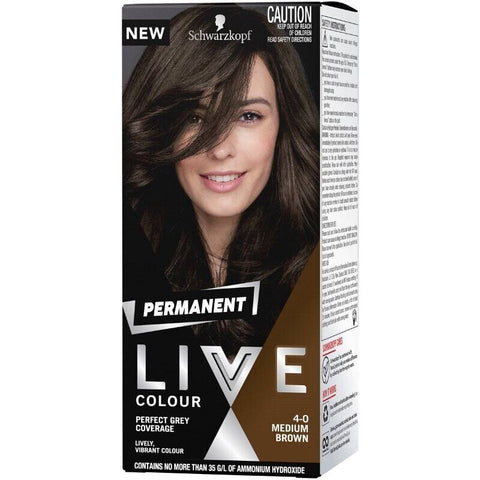 Schwarzkopf Live Salon Permanent 4.0 Medium Brown