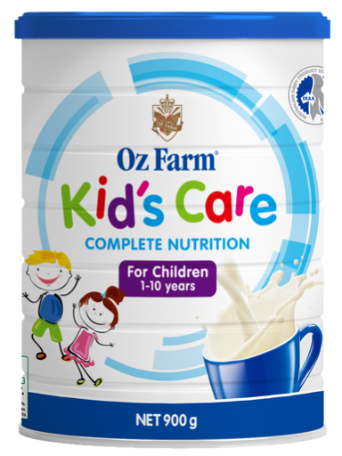 Oz Farm Kid's Care Complete Nutrition for Children 1-10 Years 900g (Expiry 6/26)