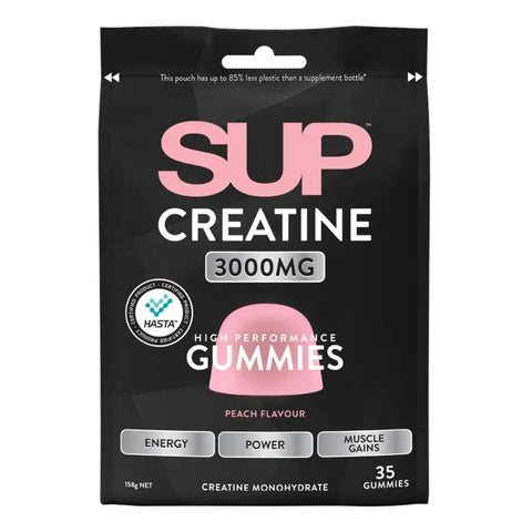 SUP High Performance Creatine 3000mg Peach Flavour 35 Gummies