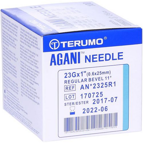 Terumo Agani Hypodermic Needles 100 Pack