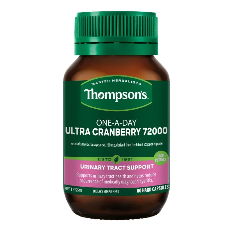 Thompson's One-A-Day Ultra Cranberry 72000mg 60 Capsules