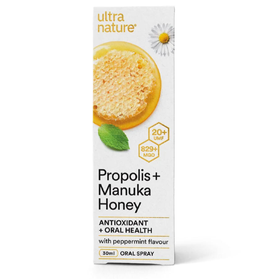 Ultra Nature Propolis + Manuka Honey Oral Spray 30mL