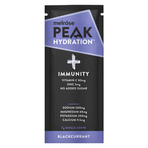 Melrose Peak Hydration + Immune Blackcurrant 7g