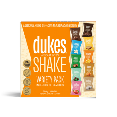 Dukes Weight Loss Shake Variety Pack 50g x 10 Sachets