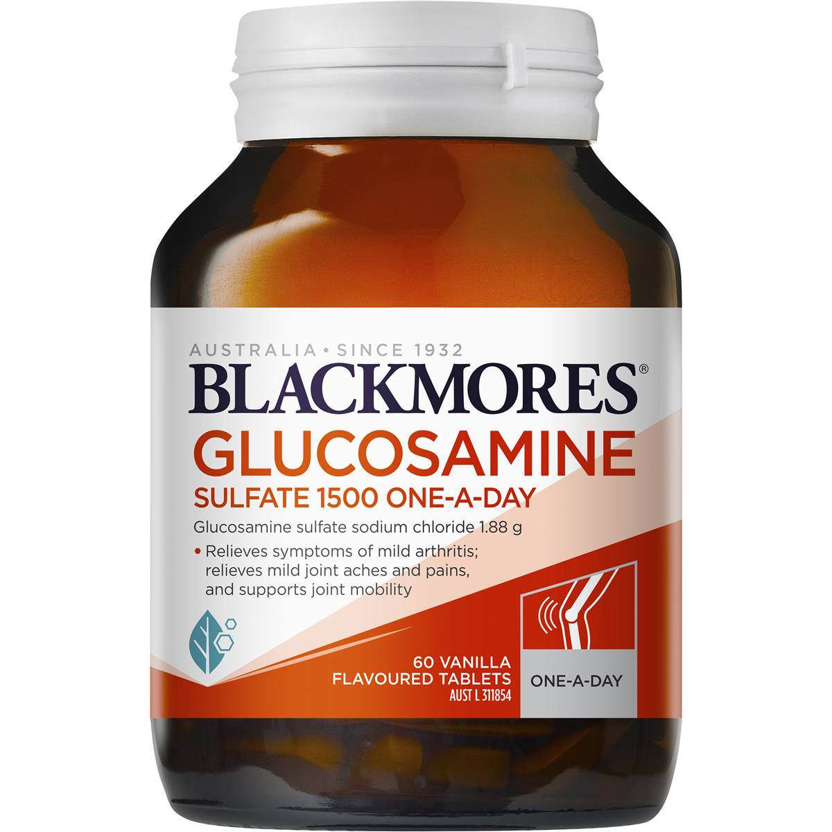 Blackmores Glucosamine Sulfate 1500mg One-A-Day 60 Tablets