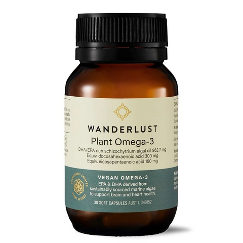 Wanderlust Plant Omega 3 30 Capsules