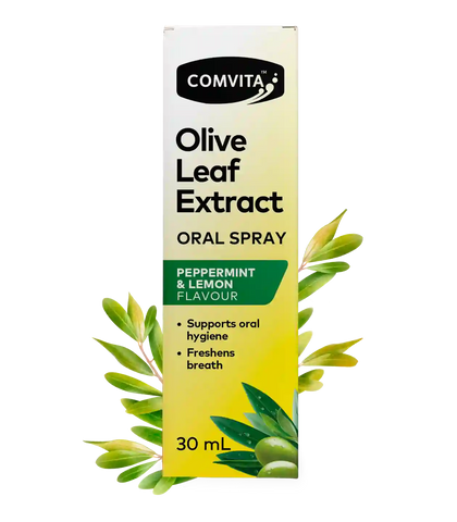 COMVITA Olive Leaf Extract Oral Spray Peppermint & Lemon 30mL