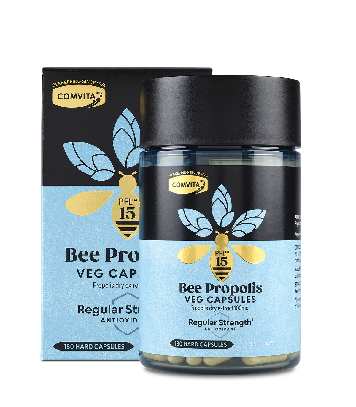 COMVITA Bee Propolis Vege Capsules PFL15 180 Capsules