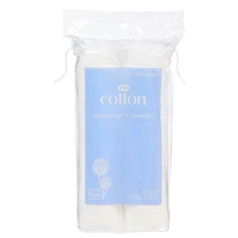 Pharmacy Health Round Cotton Pads 2 x 100 Pack