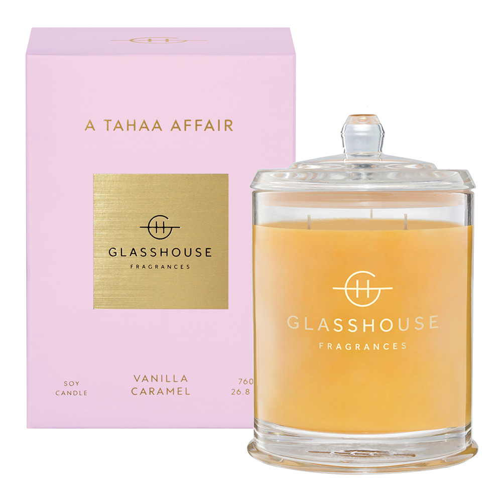 GlassHouse Fragrances A Tahaa Affair Fragrance Soy Candle 760g